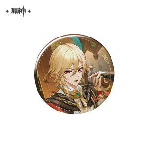 58mm Game Genshin Impact Faruzan Alhaitham Kaveh Cosplay COSTUME Badge Pin SPTE Tinplate Brooch Prop