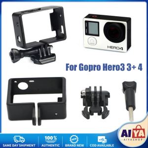 Plastic Protective Standard Border Frame Case for Gopro Hero 3 Action Camera For Go Pro Hero4 3+ 3 Action Camera Accessories