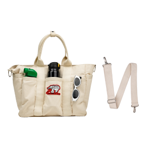 RGH Reversible Water Resistant Tote Bag Heavy-duty Large Laptop Shoulder Bag Urban Cool Style for Student Daily Commute