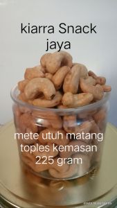 kacang mete utuh matang toples 225 gram