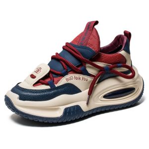 Vasibaen Sneaker Giày sneaker nam đế dày thời trang đế cao su bền lưới thoáng khí cho nam