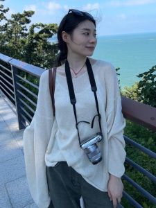 YUFUQING | Elegant Loose Long Sleeve Round Neck Shirt Women Early Autumn New Style Fashionable Luxury Versatile White Lazy Style Top