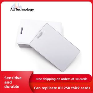 Thick ID Card Blank Writeable Copyable Access Control Parking Lot Gatekeeper HID T5577 Door Access Card Smart Business Building System