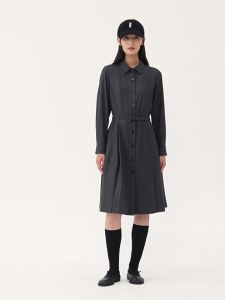 ICICLE | Wool Stretch Flannel Mid-length Dress