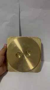 ฝาส้วม ฝาปิดปากบ่อ ฝาปิดส้วม ฝาบ่อเกรอะ  ทองเหลือง ขนาด6“นิ้ว  ยี่ห้อAllways