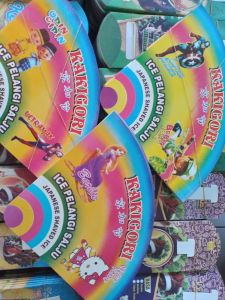 bungkus ice kaki gori/es pelangi salju