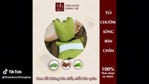 Túi chườm thảo dược chườm lòng bàn chân thông huyệt giảm tê bì (1 cặp)