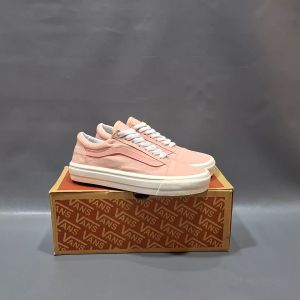SEPATU VANS21 OLD SKOOL VAULT OG PEACH LIST PEACH KANVAS 36-43