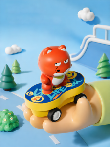 BABYSHOME | Educational Animal Pull-Back Toy Car