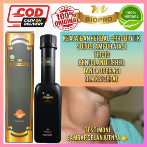 Obat Tiroid Paling Ampuh Obat Tiroid Di Leher Paling Ampuh Isi 380 ml M Biopro Herbal Asli Probiotik