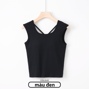 MiiOW | Áo ba lỗ nữ một mảnh MiiOW Catwoman Áo ba lỗ không dây màu trắng Áo khoác ngoài Áo lót ngực chống mỡ bụng mùa hè 2025