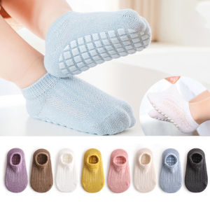 เด็กชายหญิงถุงเท้าฤดูร้อนตาข่ายบางถุงเท้าเด็กสําหรับสาวสบายๆเด็กวัยหัดเดินเด็กสั้นถุงเท้า Anti-SLIP 0-5Y