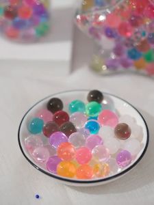 50000 Crystal bullets Crystal Childrens Absorbent Ball 7-8mm gel water beads Boys and girls toy water bomb accessories