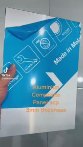 3MM White & Silver Aluminium Composite Panel / ACP 2ft x 2ft & 2ft x 4ft a4