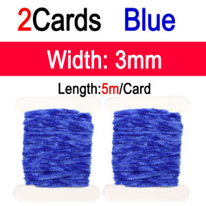 2-14pcs 3mm Wide Rayon Chenille Yarn Fly Tying Materials For Woolly Bugger Nymph Leech Worms Streamer Trout Bass Fishing Lures