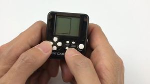 Konsol Game Klasik Mini Retro Tetris Nostalgia Dengan Lampu Led