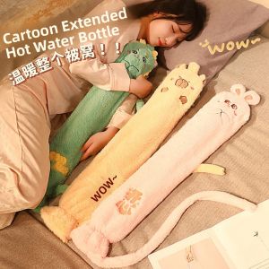 MONLEYTA | Long Hot Water Bottle For Winter Bed Warmth Extra Length Fillable Warm Baby Heat Therapy Warm Water Bag Pure Color Normal Size