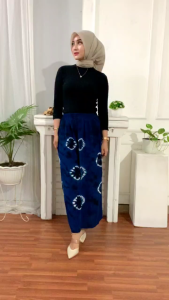 Celana Kulot Panjang Super Jumbo Tebal Motif Tie Dye Bali Tebal Tidak Nerawang [KR]