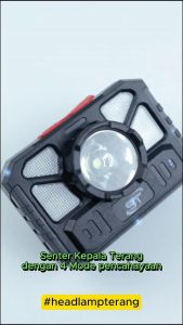 Senter Cas Kepala Headlamp LED COB Cahaya Terang 4 Mode Tahan Lama Free USB - YYC-KX208