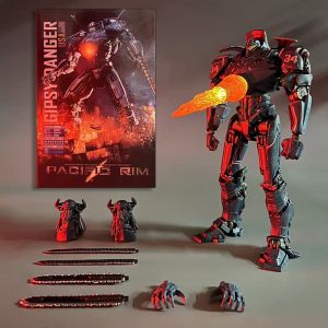 18cm Pacific Rim Figure Gipsy Avenger Action Figure Glowing Luminous Figurine Collection Model Doll Toy Room Desk Ornament Kid Gift