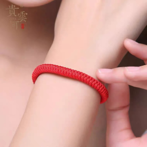 Adjustable Snake Year Lucky Colorful Rope Bracelet Handmade Woven Fashion Jewelry Sweet Style Cotton Linen Material