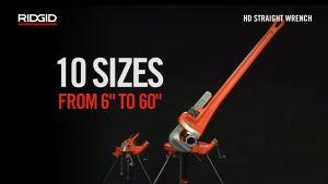 RIDGID ประแจจับท่อแบบด้ามตรง เครื่องมือช่าง ประแจ ด้ามตรง ประแจจับแป๊ป (Straight Pipe Wrench) 10 research