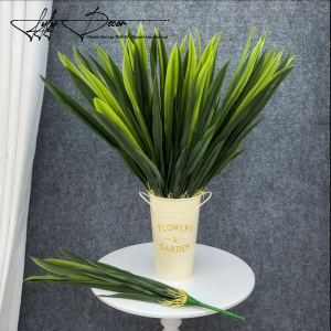 5-10 Cụm Lá lan dài lá lan kiếm nhân tạo dùng trang trí cắm gốc lan. Hoa Lụa LyLy Decor