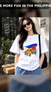 PHJEP01-Philippine JEEP Filipino Pride shirt Cotton Spandex Tshirt for Men and Women Tee Shirts Adults