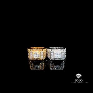 N1112 Nhẫn nam đính đá CZ cao cấp thiết kế dơn giản sang trọng