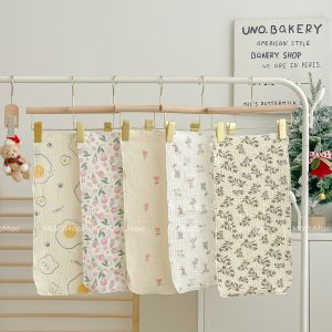 Baby Bath Towel Baby Pat Towel Pure Cotton Yarn Kindergarten Student Face Cloth Kids Hand Cleaning Long Square Towel Soft