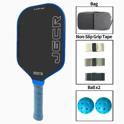 HONOLULU J6CR Pickleball Paddle CFC Carbon Fiber Foam Core Dynamic PowerFlex Rough Surface Power Rebound 5th Gen USAPA Approved