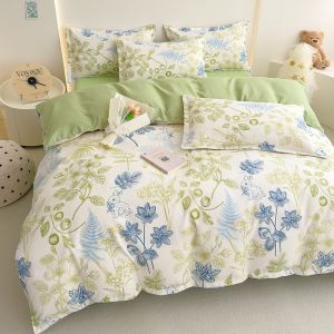 New A-Class Pure Cotton Duvet Cover Single Piece 100% Cotton 150x200x230 Double Bedding Cover 180x220 Skin-friendly All Seasons