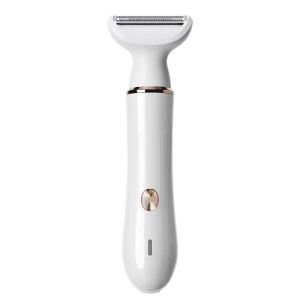 4-in-1 USB trimmer ideal for bikini brows & body. Rechargeable shaver with premium blades for a smooth experience.