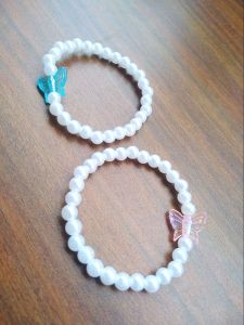 Gelang mutiara Bulat Terbaru Karakter kupu Transfaran/Kupu biru/kupu pink/kupu bening