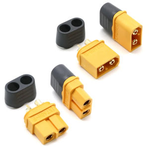 10 x Amass XT60+ XT60H Plug Connector With Sheath Housing 5 Male 5 FemaleFor Rc Lipo Batterys Rc Drones Car Boat (5 Pair)