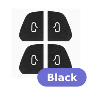 Fit For Tesla Model 3 Highland 2024-Now Model Y Juniper 2025-Now Door Button Protective Suede Trim Stickers Orange Black Red