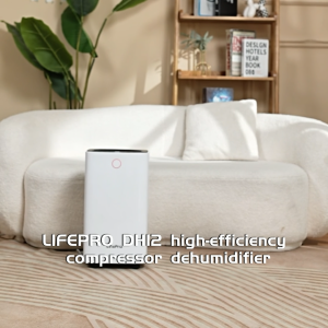 LifePro Dehumidifier with Compressor DH12 | 12L/Day | Optional HEPA Filter & Negative Ion | Suitable for Common Room & Master Room | 3Y Warranty
