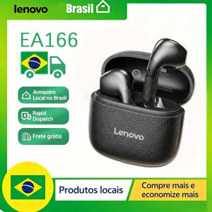 Lenovo | Lenovo Original EA166 TWS Bluetooth 5.4 Earphones ENC Noise Reduction Semi-in-ear Wireless Earbuds IPX5 Waterproof Sport Headset