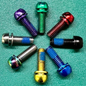 M6x18 Bicycle Colored Stem Bolts Mountain/Road Bike Hexagon Head Seatpost Clamping Brake Fixing Accessories Kit NFOX New Upgrade
