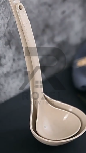 ROZEL Centong Sendok Besar Gagang Panjang Kuah Plastik Jerami Centong Kuah Soup Kualitas Food Grade