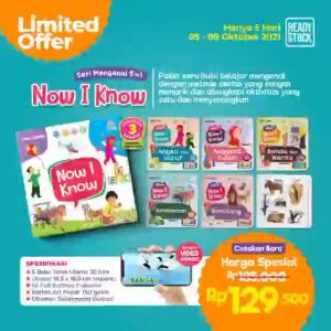Buku Anak Paket Now I Know Seri Mengenal 5 in 1 Ziyadbooks