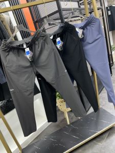 กางเกงวิ่งกีฬาสำหรับผู้ชาย ระบายอากาศได้ดี แห้งเร็ว น้ำหนักเบา ยืดหยุ่น ทรงตรง กางเกงขายาวลำลอง แฟชั่นฤดูใบไม้ผลิและฤดูร้อน