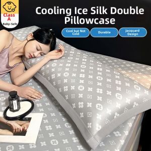 XINGQING | Cool Ice Silk Couple Use Long Pillow Cover