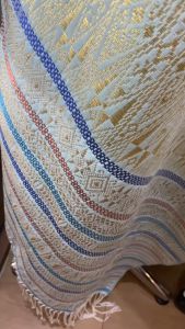 TERBAIK TUMTUMAN FULL KRISTAL KAIN SONGKET TENUN TANPA SAMBUNG