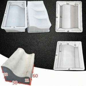 MUHUALAN | Anti-Collision S-Shaped Curb Stone Plastic Mold