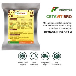 CETAVIT BRO - Multivitamin Pemacu Pertumbuhan Untuk Ayam Broiler