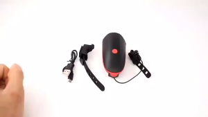 Bicycle Headlights Speaker Light Touch Switch Bicycle Horn Light/USB Charging Bike Lights Waterproof cycle Accessories