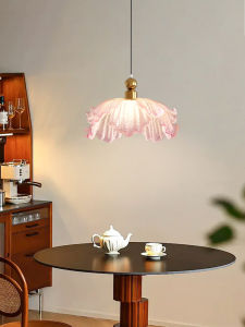 OUCHAO | Creative Eye-Protective Gradual Pink Petal Pendant Light