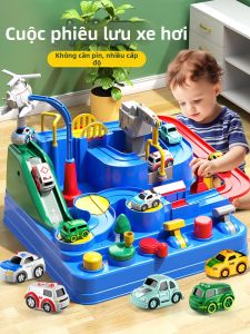 XIDIQI | Educational Toy Cars Police Fire Plane Track 1-3 Year Boys