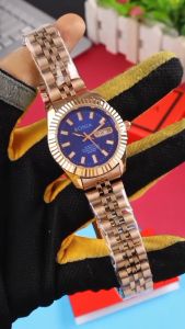 Paket Box Exclusive Jam Tangan Bonia Bulat Grigi 4558 VA-659SAA / Jam Tangan Fashion Wanita Tali Rantai Diameter 31 cm